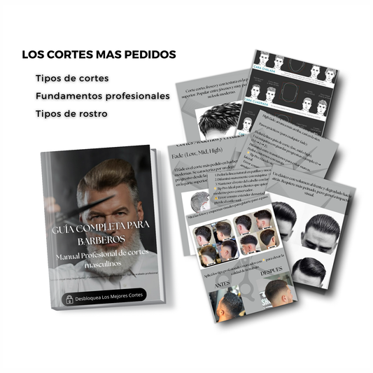 Kit Premium de formación en Cortes Masculinos